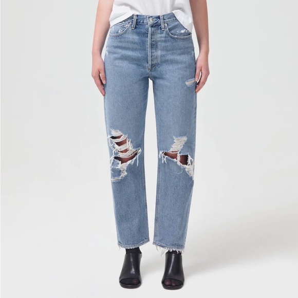 AGOLDE 90'S MID RISE LOOSE FIT - Picture 1 of 9